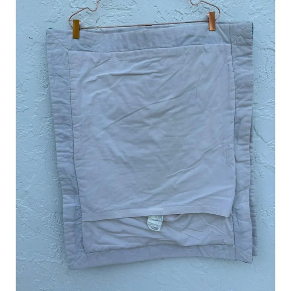 2 Quilted Wedding Ring Pillow Sham Keeco Cottage Farm Pillow Case 23x28.5 - Picture 2 of 5